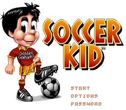 Soccer Kid (Europe) (En,Fr,De,Es,It) Title Screen
